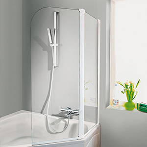 HSK Favorit Duschwand für Eck-Badewannen Duschwand für Eck-Badewanne